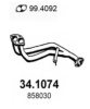 ASSO 34.1074 Exhaust Pipe